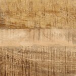 vidaXL Table console 110x30x75 cm bois de manguier massif brut et fer