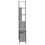 vidaXL Ensemble de meubles de salle de bain 3 Pièces Sonoma gris