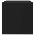 vidaXL Meuble TV Noir 100x40x40 cm Bois d’ingénierie