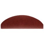 vidaXL Tapis autoadhésifs de marches 5 Pièces Rouge 65x21x4 cm Aiguilleté
