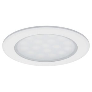 Kit 2 spots encastrés pour meubles LED 2x2 5W rond blanc