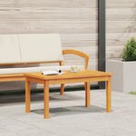 Table basse vidaXL 75x40x38 cm en bois massif d'acacia