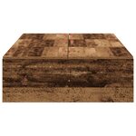 Lit de rangement vidaXL en bois ancien 90x200 cm