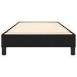 vidaXL Cadre de lit sans matelas noir 80x200 cm tissu