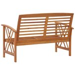 vidaXL Banc de jardin 119 cm bois d'acacia solide