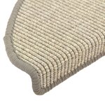 vidaXL Tapis d'escalier auto-adhésifs 15 Pièces Argenté 65x21x4 cm
