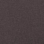 vidaXL Cadre de lit Marron foncé 90x190 cm Tissu
