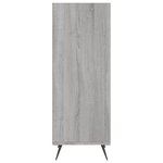 vidaXL Armoire à étagères sonoma gris 34 5x32 5x90cm bois d'ingénierie