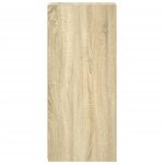 vidaXL Buffet chêne sonoma 30x41x93 cm bois d'ingénierie