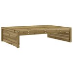vidaXL Salon de jardin 5 Pièces bois de pin imprégné