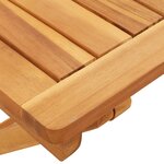 vidaXL Table pliable de jardin 50x50x50 cm bois d'acacia solide