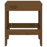 vidaXL Tabourets de jardin lot de 2 marron miel 40x36x45 cm pin massif