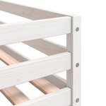 vidaXL Lit mezzanine enfants échelle 90x190 cm bois pin massif