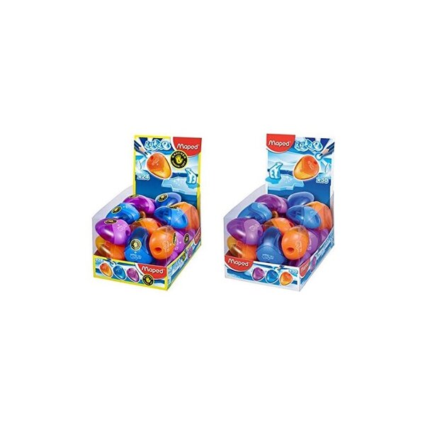 Maped 1 Taille-crayon i-gloo pour gauchers, vendu a lunite   couleur aleatoire