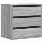 vidaXL Commode d'angle sonoma gris 60x41x58 cm bois d'ingénierie