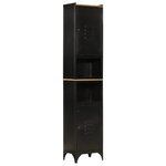 vidaXL Ensemble de meubles salle de bain 4 Pièces fer et bois de manguier