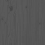 vidaXL Tête de lit Gris 105 5x4x100 cm Bois massif de pin