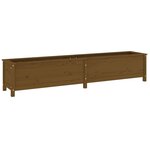 vidaXL Lit surélevé de jardin brun miel 199 5x40x39 cm bois pin massif