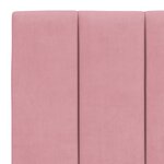 vidaXL Cadre de lit sans matelas rose 120x200 cm velours