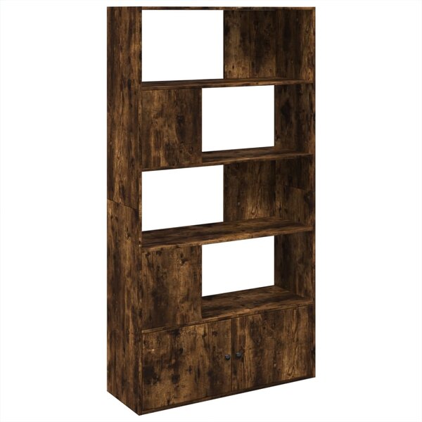vidaXL Bibliothèque chêne fumé 100x36x189 cm bois d'ingénierie