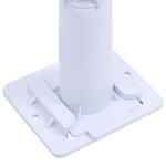 vidaXL Rouleau de couverture de piscine avec base en plastique