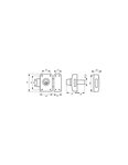 THIRARD - Verrou universel Transit 2 ajustable  double cylindre  bronze  5 clés