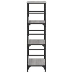 vidaXL Bibliothèque sonoma gris 50x33x117 5 cm bois d'ingénierie