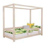 Lit cabane enfant BUNKY 90 x 200 beige