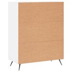 vidaXL Buffet blanc 69 5x34x90 cm bois d'ingénierie
