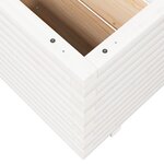 vidaXL Jardinière blanc 90x60x49 5 cm bois de pin massif