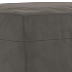vidaXL Banc Gris foncé 100x35x41 cm Velours