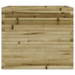vidaXL Jardinière 80x80x72 cm bois de pin imprégné