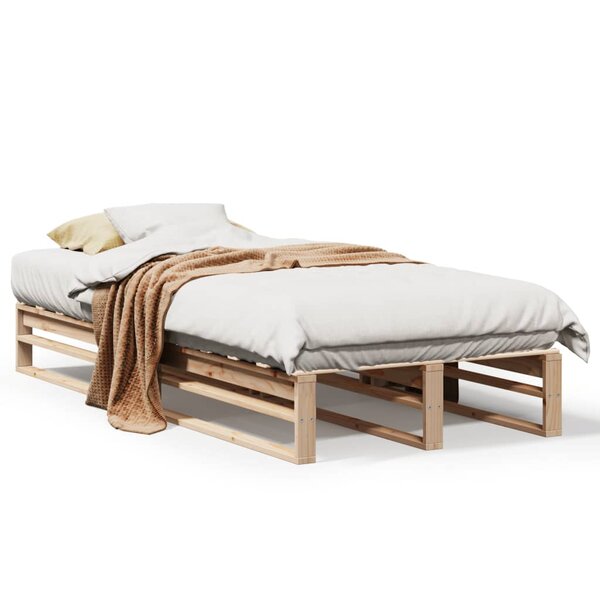 vidaXL Cadre de lit sans matelas 90x190 cm bois de pin massif