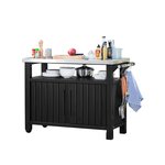 Keter Table d'extérieur multifonctionnelle de barbecue Unity XL