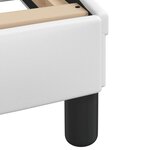 vidaXL Cadre de lit sans matelas blanc 160x200 cm similicuir