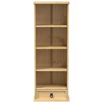 vidaXL Armoire à CD Corona 40x30x110 cm bois de pin massif