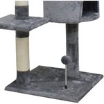 Arbre à chat 40 x 40 x 114 cm - Gris