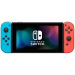 Console Nintendo Switch  Bleu Néon & Rouge Néon + Nintendo Switch Sports (Pré-installé) + 12 mois d'abonnement NSO (Code)