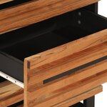 vidaXL Table de chevet 50x34x62 cm bois d'acacia solide