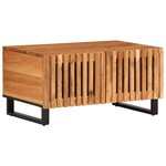 vidaXL Table basse 80x51x40 cm bois massif d'acacia
