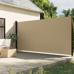 vidaXL Auvent latéral rétractable beige 200x500 cm