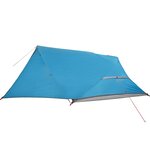 vidaXL Tente de camping à dôme 4 personnes bleu imperméable