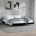 vidaXL Cadre de lit sans matelas noir 120x200 cm