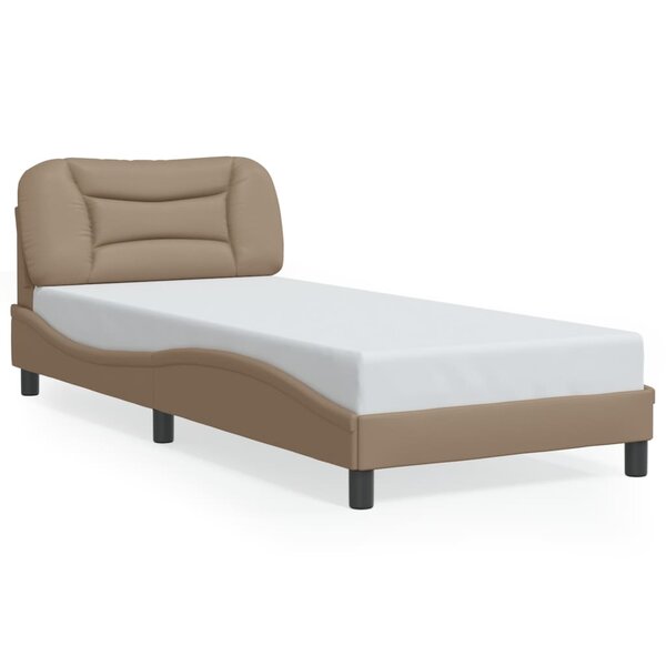 vidaXL Cadre de lit sans matelas cappuccino 80x200 cm similicuir