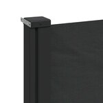 vidaXL Auvent latéral rétractable noir 220x300 cm