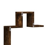 vidaXL Étagère murale chêne fumé 104 5x10x43 cm bois d'ingénierie