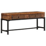 vidaXL Meuble TV 110x30x46 cm bois massif de récupération