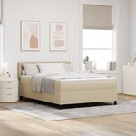 vidaXL Lit avec Sommier avec Matelas Vert Lime 140x200 cm en Tissu en Velours Côtelé