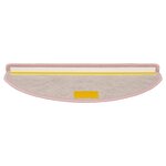 vidaXL Tapis d'escalier autocollants 15 Pièces 65x21x4 cm Rouge