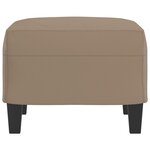 vidaXL Repose-pied Cappuccino 60x50x41 cm Similicuir